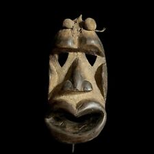 African Mask art tribal wood mask Dan Passport Mask Dangle Liberia-G1594 picture