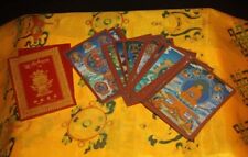 Wonderful Nice A Set 40 Piece Tibet Tibetan Buddhism Paper Thangka Tangka Cards picture