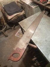 Vintage Superior Warrented 36 1/2 Inch Cross Cut Logging Saw  picture