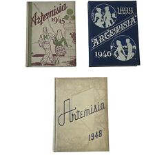 x3 Vintage University Of Nevada Reno Yearbooks 1945, 1946, 1948 - Artemisia picture