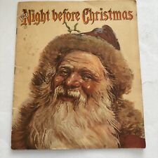 The Night Before Christmas c 1919 Reproduction of Early Original Evergreen Press picture