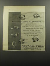 1956 Black, Starr & Gorham Jewelry Ad - When choosing a diamond picture