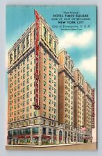 New York City, Hotel Times Square, Advertising, Antique Vintage Postcard picture