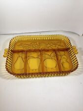 Indiana Glass Divided Relish Serving Tray 5 Section Dish picture