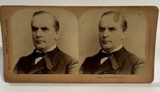 Antique Stereo View Card 11429 President McKinley Assassinated B W Kilburn Davis picture