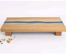 Wood pedestal stand | Large rectangle riser pedestal board 19.5