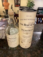 (4) BALVENIE Single Malt Scotch EMPTY Bottles & boxes 12Years Double Wood  picture