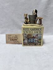 Lowell Davis Barn Cats Figurine Schmid Border Fine Arts with Box picture