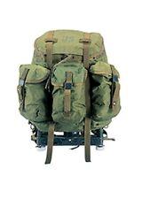 U.S. Armed Forces Large Alice Pack Used w/Frame - Olive Drab - Used/Damaged picture
