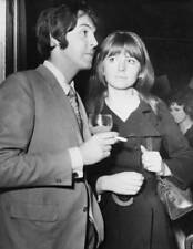 Paul Mccartney Jane Asher A Reception London England January 1- 1968 Old Photo picture