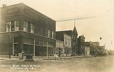 Postcard RPPC Photo Iowa Reinbeck South Side Main Street 23-567 picture