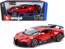 Bugatti Divo Red Metallic with Carbon Accents 1/18 Diecast Model Car picture
