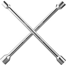 14 Inch Universal Heavy Duty Lug Wrench 4 Way Tire Iron Wrench picture