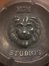 Ash Tray Cigar Metro Goldwyn Meyer MGM Studios Lion Collector Patina Man Cave NR picture