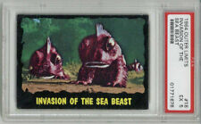 1964 TOPPS BUBBLES OUTER LIMITS #18 INVASION OF THE SEA BEAST PSA 5 LOW POP RARE picture