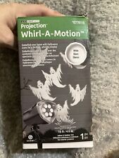 GEMMY PROJECTION PLUS WHIRL-A-MOTION Ghosts WHITE HALLOWEEN 1 PIECE picture
