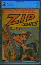 Zip Comics #22 (1942) ⭐ Classic WWII Cover ⭐ CBCS 0.5 Rare Golden Age MLJ Comic picture