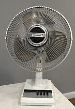 VTG Panasonic F-1209C Electric Fan Oscillating Translucent Blade 3 Speed Tested picture