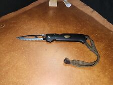 Vintage Beretta Airlight Serrated Skeleton Folding Hunting Pocket Knife Japan  picture