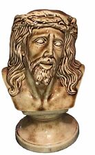 Vintage 9 Inch Tall Jesus Christ Bust Sculpture Figurine ￼ Hobbyist ￼ Fun picture