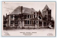 1909 First Presbyterian Church Shingles Adverisement Pittsburg KS RPPC Postcard picture