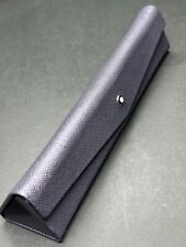 [Near MINT] MONTBLANC Sartorial Gray 116348 Pen Pouch Leather picture