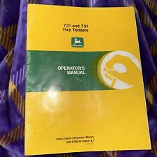 John Deere  Operator's Manual - 731 and 751 Hay Tedders OME78049 (2 Copies) picture