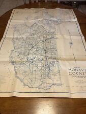 Old Vintage 1942 Wall Map Mojave County Arizona Large 41”x29” picture