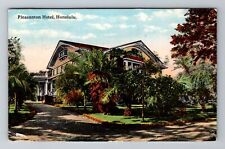 Honolulu HI-Hawaii, Pleasanton Hotel, Advertising, Antique Vintage Postcard picture