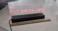 FLY DELTA JETS USB Lighted Desk Top Sign picture