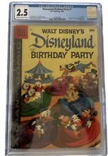 WALT DISNEY'S DISNEYLAND BIRTHDAY PARTY #1  100-PAGE GIANT  SILVER-AGE CGC 2.5 picture