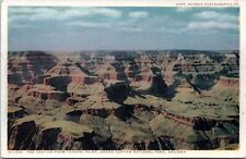 View from Yavapai Point, Grand Canyon, Arizona - c1920s Fred Harvey Postcard picture