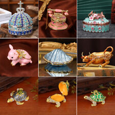 Fashion Jewelry Trinket Box Figurine Collectible Christmas Keepsake Crafts Gift picture
