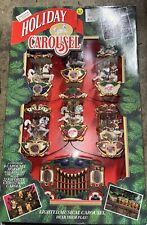 VTG Mr Christmas Holiday Carousel Light Musical 6 Horses Circus Organ 1992 NOS picture