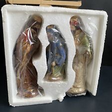 Avon Fine Collectibles Bethlehem Nativity Three Wise Kings Men Figurine Set 2011 picture