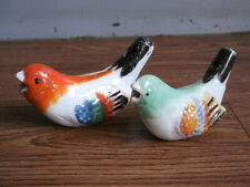 Rare vintage pair of beautiful Japanese porclain bird whistle of 50's.. picture