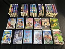 Walt Disney 44 VHS Tapes w/Black Diamond, Sealed Movies, Masterpiece 51 pc Lot picture