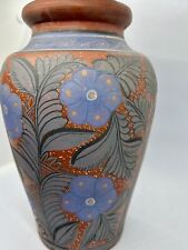 Beautiful Terra Cotta Hand Painted Vase picture