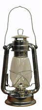 Silver Hurricane Kerosene Oil Lantern Emergency Hanging Light / Lamp - 12 Inches picture