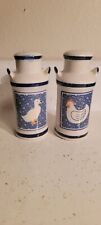 VINTAGE SALT & PEPPER  SHAKERS MILK CAN TAIWAN  picture