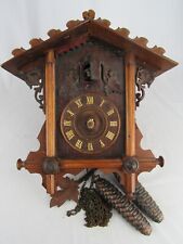 1880's cuckoo clock GERMANY Black Forest ANTIQUE Gordian Hettich Sohn GHS picture