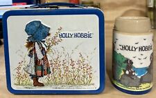 Vintage 1972 Holly Hobbie Aladdin Metal Lunchbox & Thermos Set - Made In USA picture