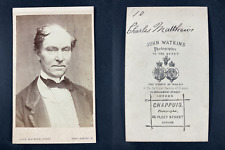 Watkins, London, Charles Mathews, Actor Vintage Albumen Print.Charles James Ma picture