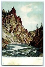 c1905 Red Rock Bottom Canyon Yellowstone National Park Wyoming Unposted Postcard picture