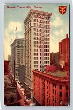 Chicago IL-Illinois, Majestic Theater Building Vintage Souvenir Postcard picture