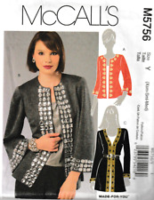 McCall's Pattern M5756  Misses Cardigans 4-14, FF picture