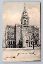 Cambridge OH-Ohio, Central School Building, Vintage Postcard picture