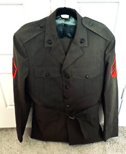 US Marine Corps USMC Vintage Green Uniform Dress Jacket Men’s Size 44L picture