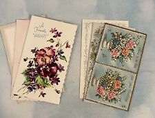 Vintage 1960s Greeting Card Lot (6) Unused Wedding - Birthday +More picture