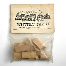 Vintage 1974 Chief Honest John Wooden Western Train Do it Yourself Kit  picture